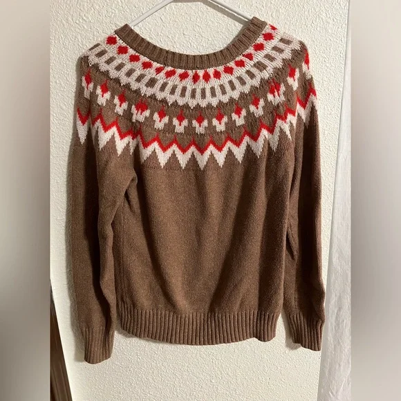 Fair Isle Women's Sweater - Picture 2 of 5